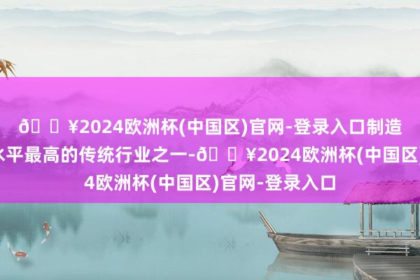 🔥2024欧洲杯(中国区)官网-登录入口制造业是大家算力水平最高的传统行业之一-🔥2024欧洲杯(中国区)官网-登录入口